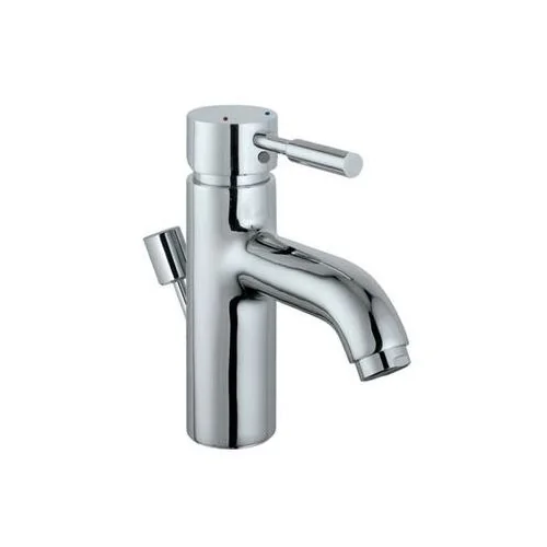 Jaquar Solo Single Lever Basin Mixer With Popup Waste System & 450Mm Long Braided Hoses