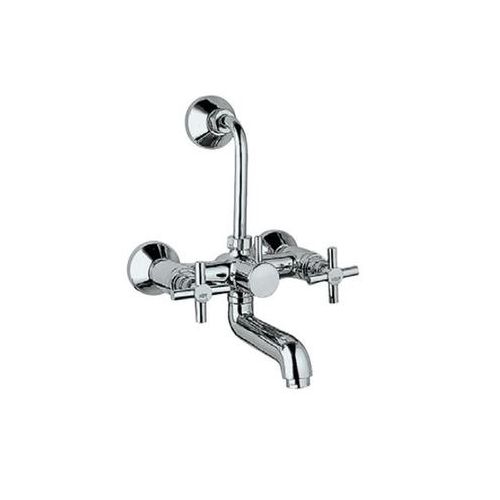 Jaquar Solo Wall Mixer With Provision For Overhead Shower With 115Mm Long Bend Pipe On Upper Side, Connecting Legs & Wall Flanges