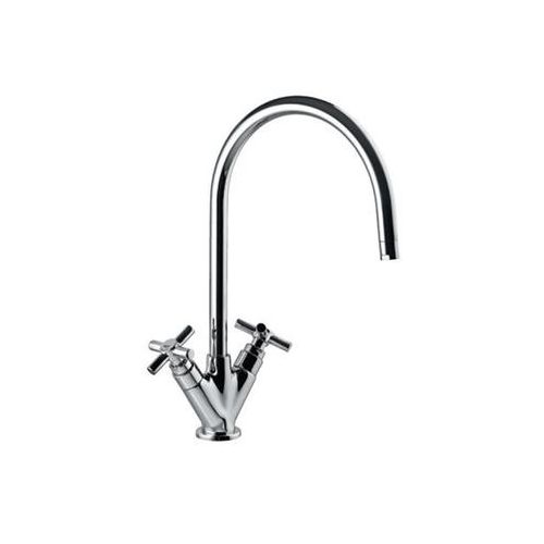 Jaquar Solo Sink Mixer With Swinging Spout (Table Mounted Model) With 450Mm Long Braided Hoses