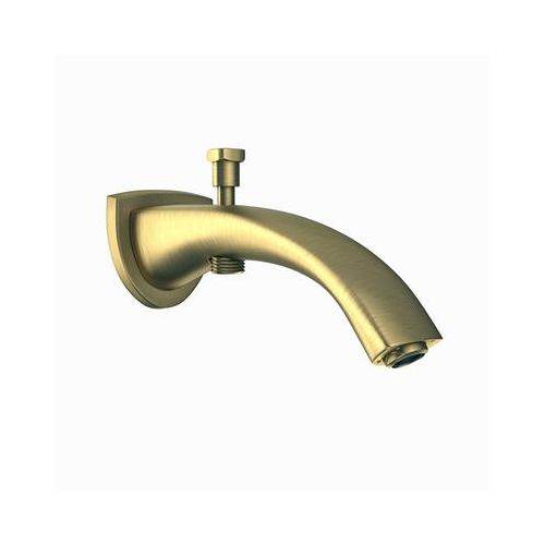 Jaquar Bath Tub Spout With Button Attachment For Hand Shower With Wall Flange Antique Bronze