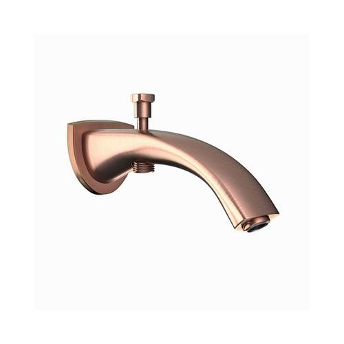 Jaquar Bath Tub Spout With Button Attachment For Hand Shower With Wall Flange Antique Copper