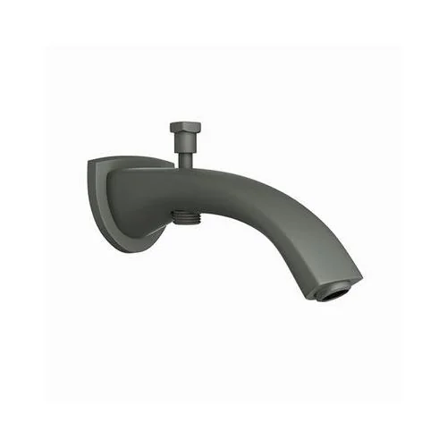 Jaquar Bath Tub Spout With Button Attachment For Hand Shower With Wall Flange Graphite