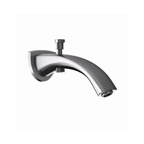 Jaquar Bath Tub Spout With Button Attachment For Hand Shower With Wall Flange Stainless Steel