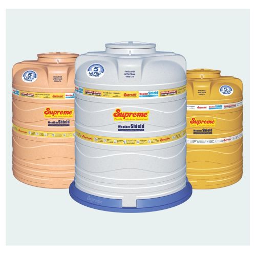 Supreme weatherShield Five layer Premium Overhead Water Tank