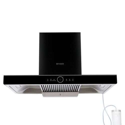 Faber THUNDERBOLT FL SW SC BK 90 Auto Clean Ductless Chimney