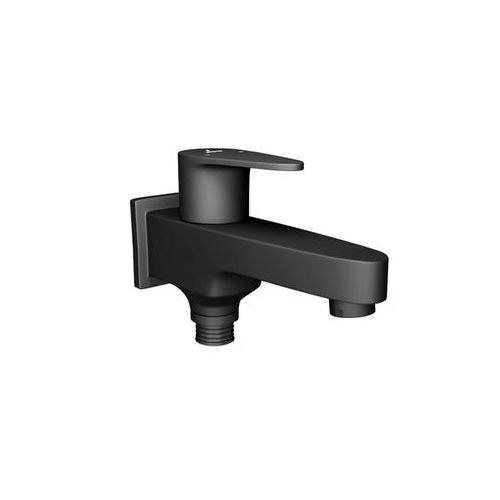 Jaquar Vignette Prime 2 Way Bib Cock With Wall Flange Black Matt