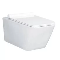 Kohler Span Square Wall Hung With Pureclean Bidet Seat White (K