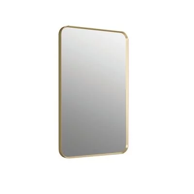 Kohler Essential Rectangular Mirror 560mm X 864mm Brished Gold ...