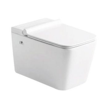 Hindware Tankless S2 Wall Mounted EWC Square Starwhite