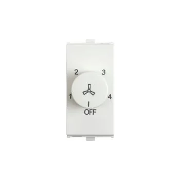 Anchor Penta Modular 1M 100W Tiny Fan Regulator White