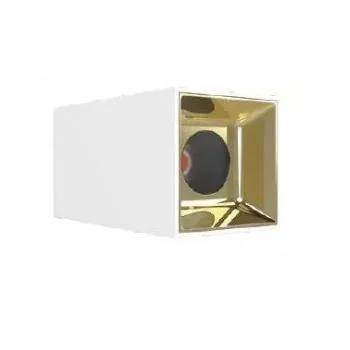 SturLite Ador Square White COB Surface Downlight 6000K Cool Daylight