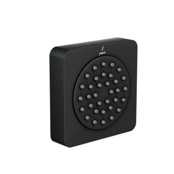 Jaquar Body Shower 100 x 100 mm Square Black Matt BSH-BLM-1751