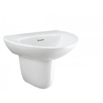 Parryware Casa Wash Basin Half Pedestal White