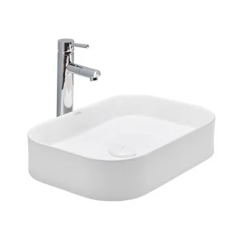 Cera Catmid Table Top Thin Rim Wash Basin Show White-S2020158