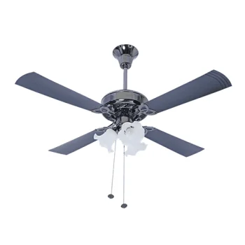 Crompton Uranus Ceiling Fan Black Chrome