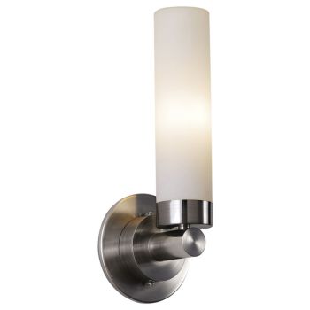 Jaquar 1 LT Matt Opal Glass with Nickel Finishing Wall Lamp (DBL-CHR-MB48021A)