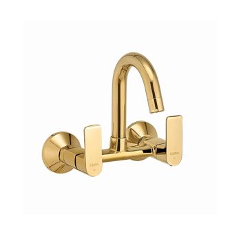 Cera Lustre Chelsea Single Lever Wall Mounted Basin Mixer