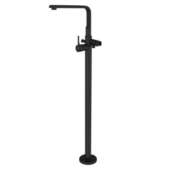 Jaquar Florentine Prime Exposed Parts of Floor Mounted Single Lever Bath Mixer with Provision for Hand Shower Black Matt