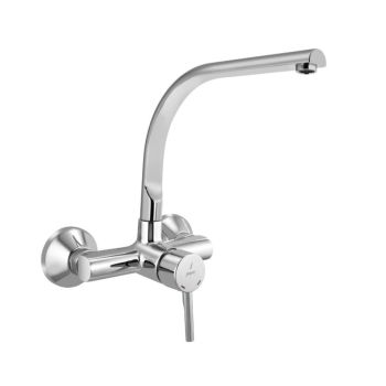 Jaquar Florentine Prime Single Lever Sink Mixer with Swinging Spout on Upper Side (Wall Mounted Model) Chrome