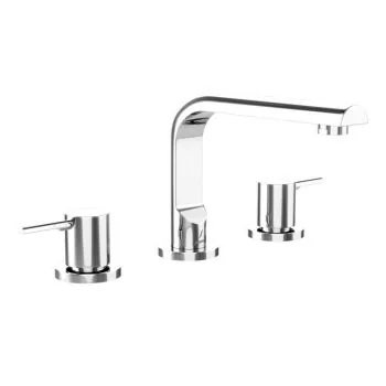 Jaquar Florentine Prime 3-Hole Basin Mixer Round Spout without Popup Waste System Chrome FLP-CHR-5189PMRS