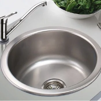 Franke Lugano 610 440Dia European Satin Finish Kitchen Sink