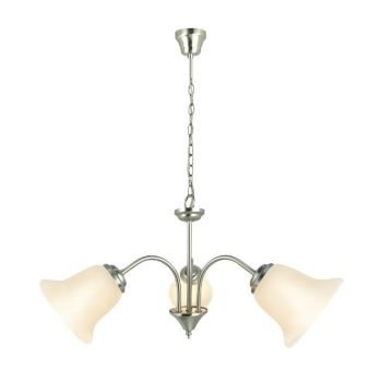 Havells Florette Chandelier 1 X 3Ls E14 Crm Ceiling Mounted, Chandelier