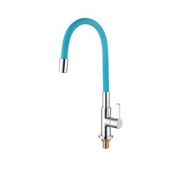 Hindware Sink Cock With Flexible Spout (Blue)