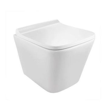 Jaquar Aria Rimless Wall Hung WC with UF Soft Close Slim Seat Cover (ARS-WHT-39953BIUFSM)