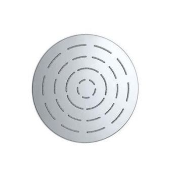 Jaquar Maze Overhead Shower 200Mm Round Shape Single Flow (Body & Face Plate Stainless Steel With Chrome Finish) With Rubit Cleaning System