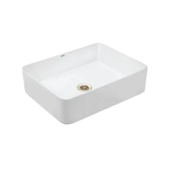 Jaquar Jdr Thin Rim Table Top Basin 530x420x140 mm White (JDS-WHT-25907N)