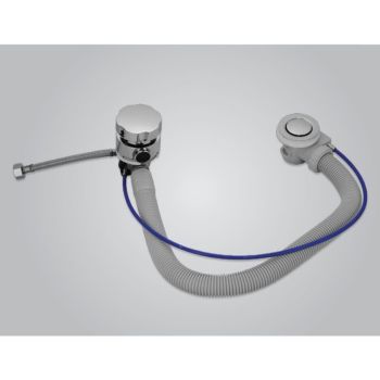 Jaquar Bath Tub Drain Pipe 80 cm with Overflow JWA-CHR-132201