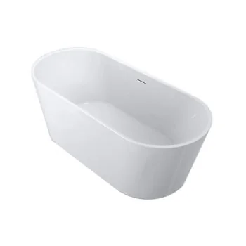 Kohler Evok 2.0 Seamless Freestanding Acrylic Oval Bathtub white