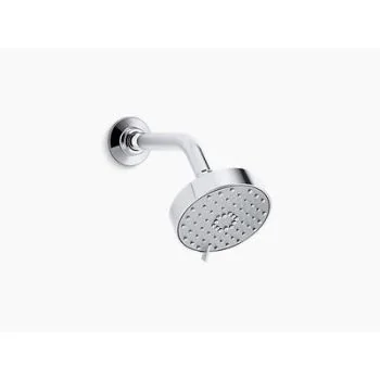 Kohler Awaken Geometric Multi-Mode Showerhead With Shower Arm In Polished Chrome Polished Chrome (K-72419In-Cp)