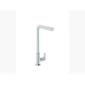 Kohler July Deck Mount Cold Only Kitchen Faucet Polished Chrome (K-20585In-4-Cp)