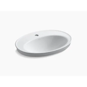 Kohler Serif Self-Rimming Lavatory With Single  Faucet Hole White (K-2075In-1-0)