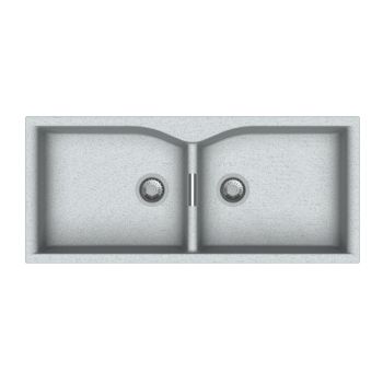 Carysil Largo 4520 Quartz Double Bowl Kitchen Sink