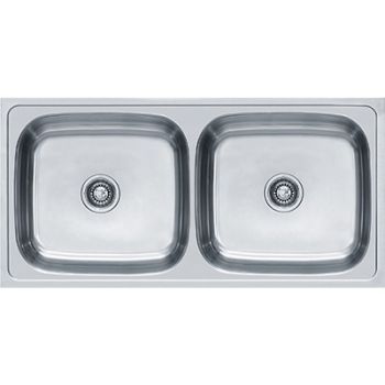 Franke 620 X Omni 40x20 (1004x504) Stainless Steel Sink Double Bowl