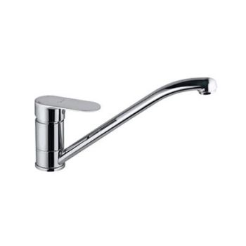 Jaquar Opal Prime Single Lever Sink Mixer With Swinging Spout (Table Mounted) With 450Mm Long Braided Hoses Chrome