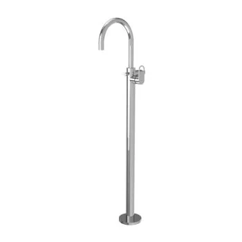 Jaquar Ornamix Prime Exposed Parts of Floor Mounted Single Lever Bath Mixer with Provision for Hand Shower Chrome