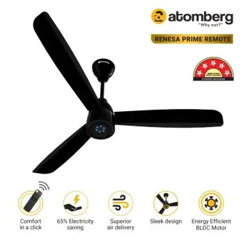 Atomberg Renesa Prime BLDC Ceiling Fan 1200 mm with Remote