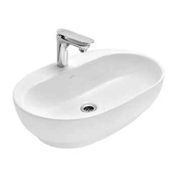 Cera Lustre Cafe Matt White Thin Rim Wash Basin