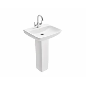 Cera Collage Wash Basin with Full Pedestal 515 x 430 x 110 mm S2040170F