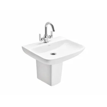 Cera Collage Wash Basin with Half Pedestal 515 x 430 x 110 mm S2040170H