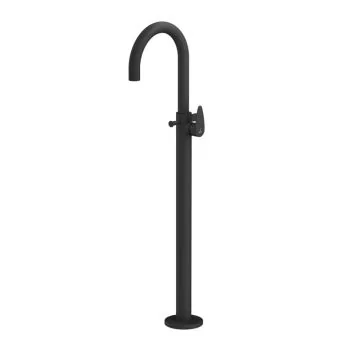 Jaquar Vignette Prime Exposed Parts of Floor Mounted Single Lever Bath Mixer with Provision for Hand Shower Black Matt