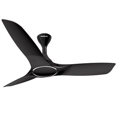 Havells Stealth Air 1250mm Special Finish Ceiling Fan Metallic Black