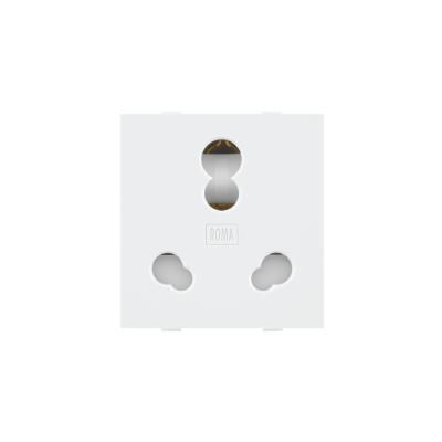 Roma 6A & 16A Twin White Socket(Heavy Duty)